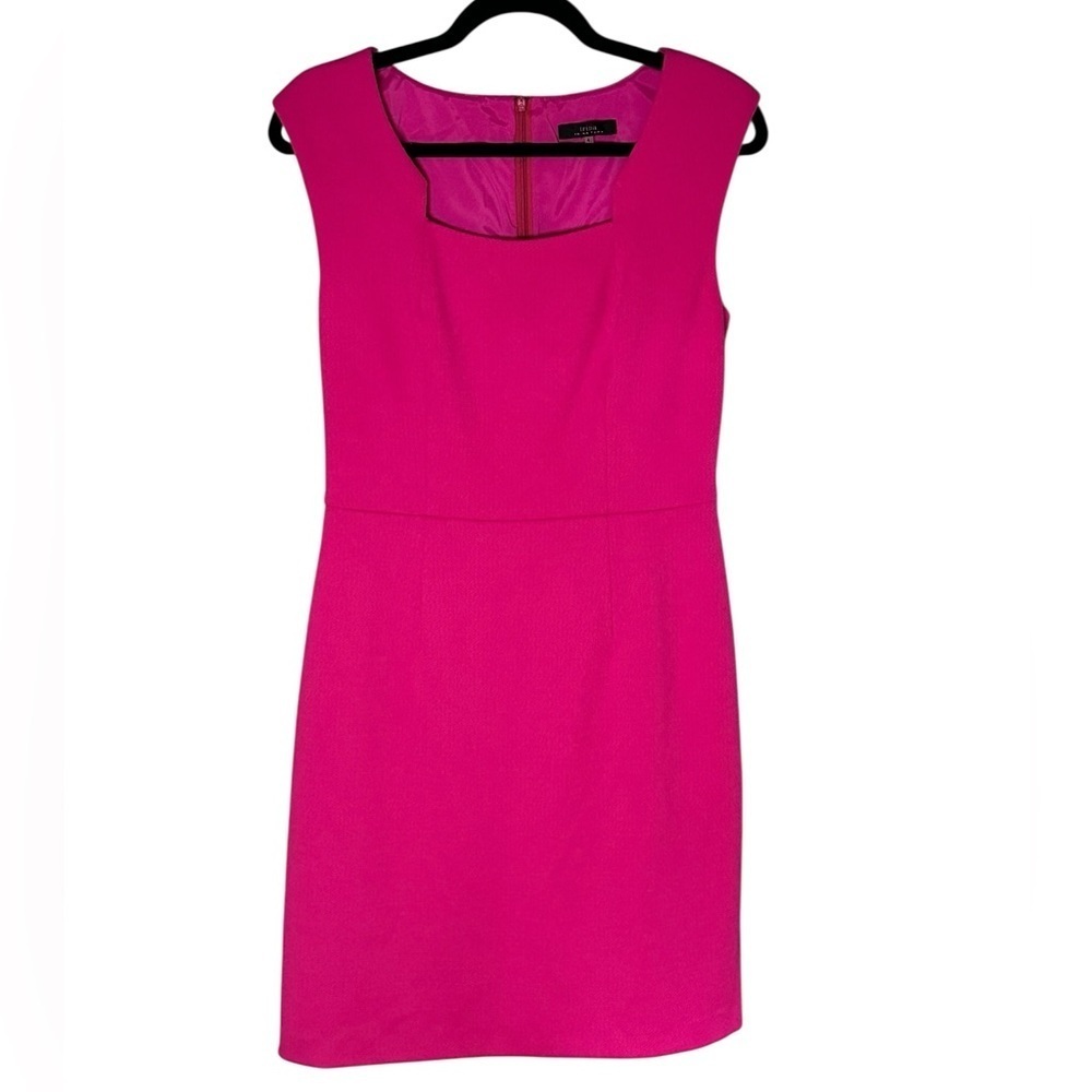TRINA TURK Palm Textured Sheath Dress Size 4 - Picture 2 of 6